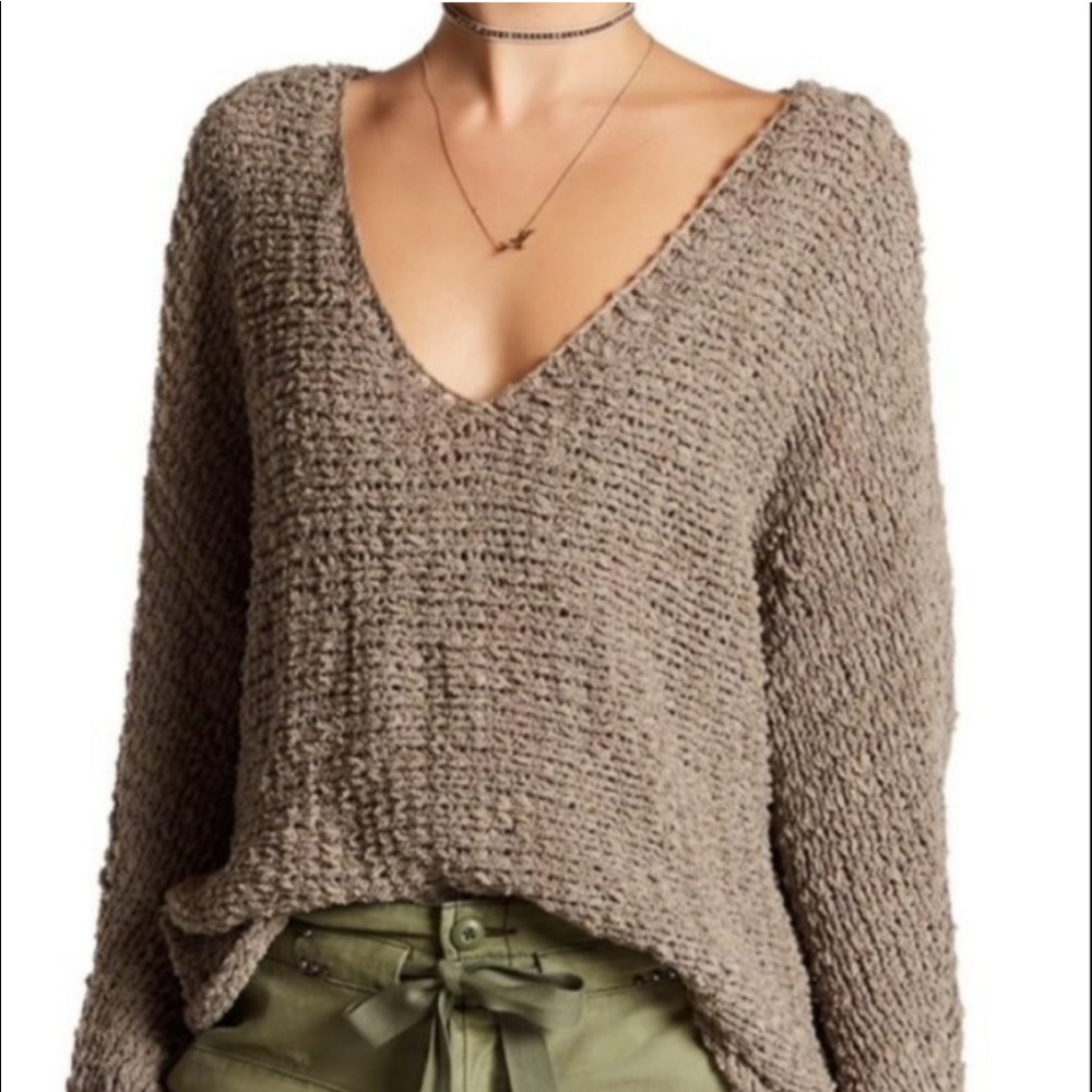 NWOT Free People Dolphin Bay Sweater